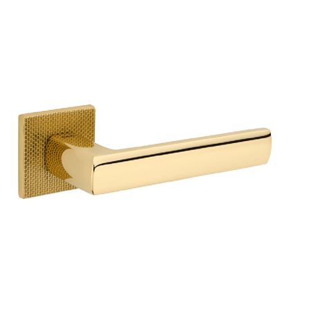 Chaves Waterfall Lever Handle, Satin Brass