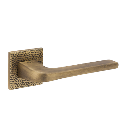 Mértola Pebbles Lever Handle, Matte Antique Brass