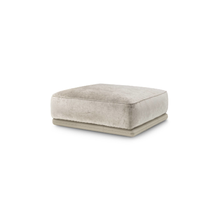 Island Rectangular Pouf Unit Seat Fabric