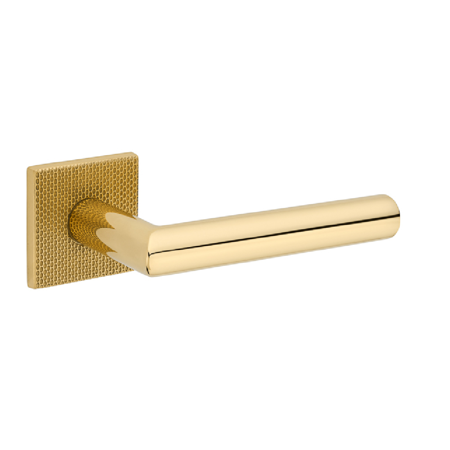 Silves Waterfall Lever Handle, Satin Brass