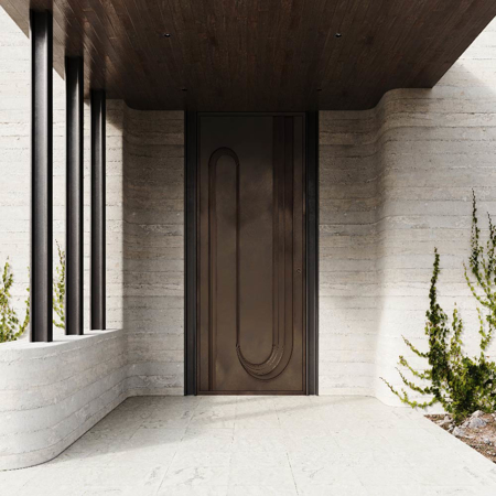 Wave Entrance Door