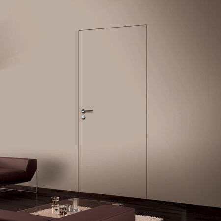 Frameless Modern Interior Door Filo Muro Individuale 2'4" x 6'8"