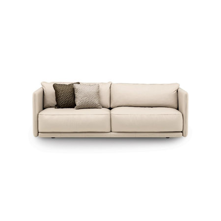 Island 2 Seater Large Seat Sofa Leather Basic