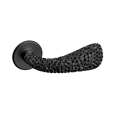 Coral Synth Ross Lovegrove Lever handle, Pure Grain Black