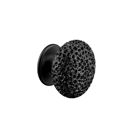 Coral Synth Ross Lovegrove Door Knob, Pure Grain Black