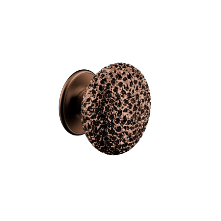 Coral Synth Ross Lovegrove Door Knob, Pure Grain Copper