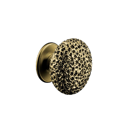 Coral Synth Ross Lovegrove Door Knob, Pure Grain Gold