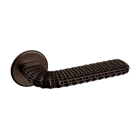 Architectural Ross Lovegrove Lever handle, Pure Grain Chocolate