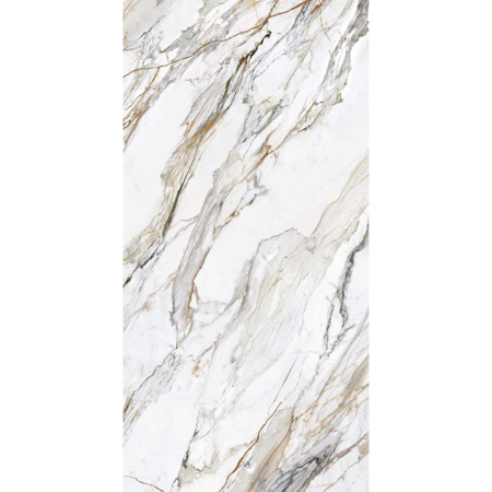 Calacatta Paonazzo 63" x 126" 1/2" Hond Porcelain Tile