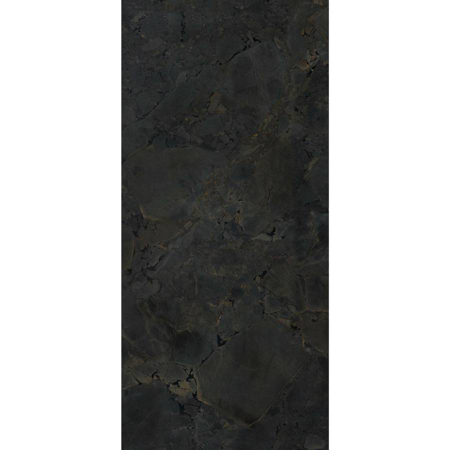 Jurassic  47,2”x118” 1/4 Black Polished Porcelain Tile