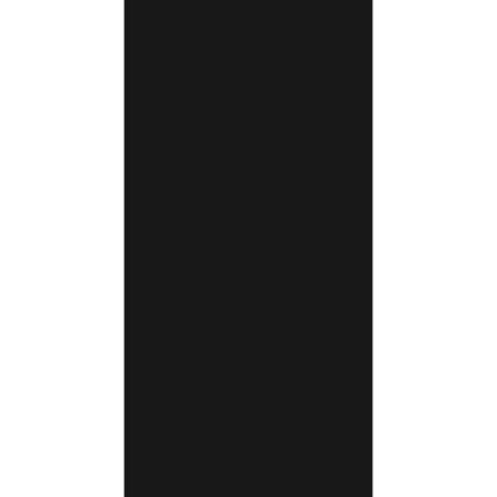 Pure Black 63" x 126" 1/2" Hond Porcelain Tile
