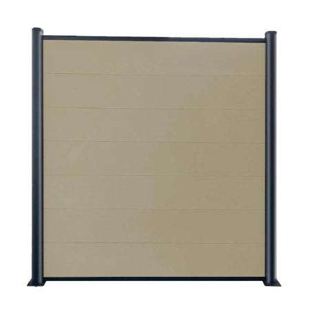 Orizonte WPC Oak Fence 72" x 96"