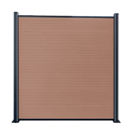 Orizonte WPC Red Wood Fence 72" x 72"