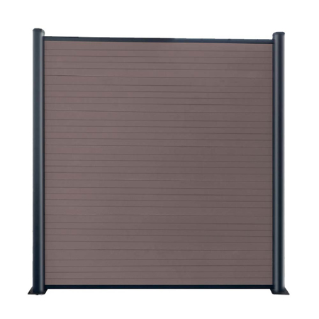 Orizonte WPC Walnut Fence 72" x 72"