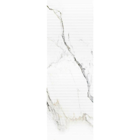 Calacatta Paonazzo Shiny Decor 12"X36" Porcelain Tile