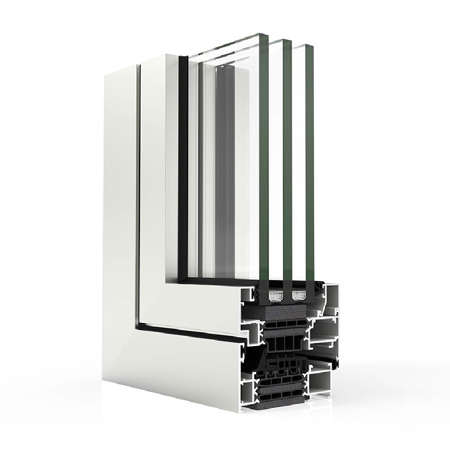 Hinged Window and Door Systems COR 80 Industrial