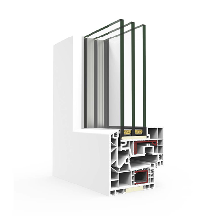 A 84 Hidden Sash Passivhaus PVC