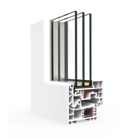 PVC A 84 Hidden Sash