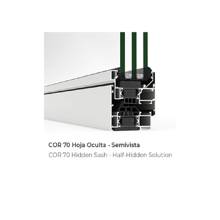 COR 70 Hidden Sash Hinged Window and Door Systems