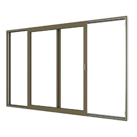 IGLO Edge Slide PVC Window