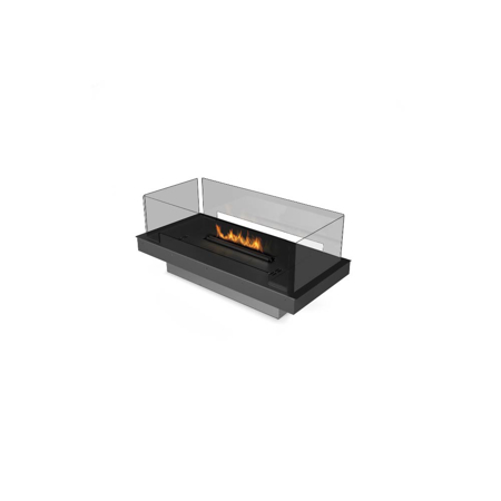 Automatic Bioethanol Fireplace Burner With Adaptive Frame And Glass Panels  Prime Fire 23 1/4"