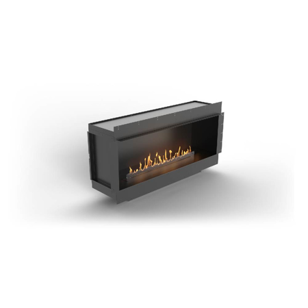 Single-Sided Fireplace With FLA4 46.9" Burner, Forma 60"