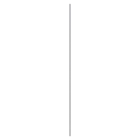 Geneva Silver 0.39" x 39.19 Lista Porcelain Tile