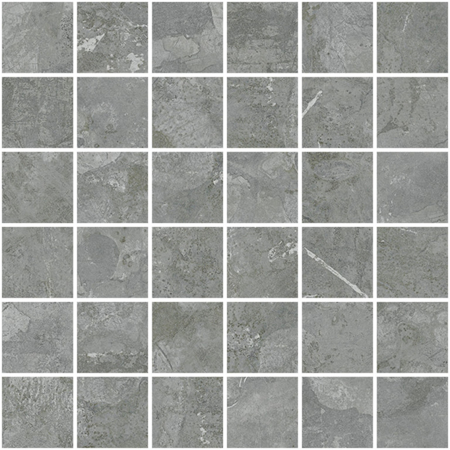 Harlem Grey Natural Mosaico 5x5 11.71" x 11.71" Porcelain Tile