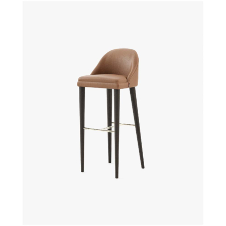 Estoril Bar Stool, Berlin Camel Leather