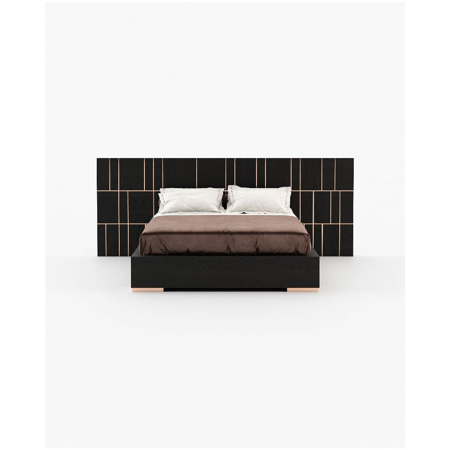 Jackson Bed, Black Ash Veneer Matte