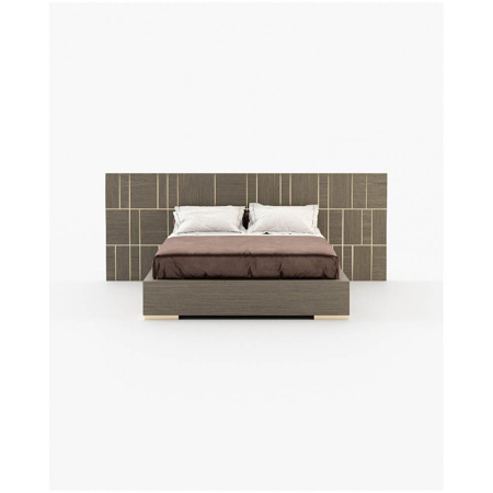 Jackson Bed, Aged Oak Veneer Matte