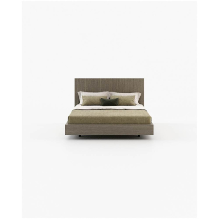 Maia Bed, Aged Oak Veneer Matte