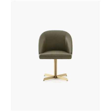 Loren Home Office Chair, Berlin Forest Leather