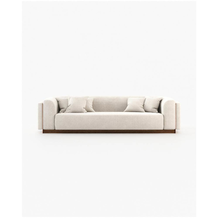 Wellington 3 Seater Sofa, Xangai White