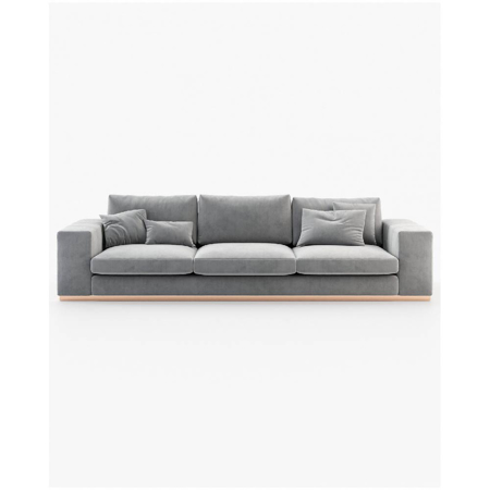 Charlie 3 Seater Sofa, Vienna Light Grey