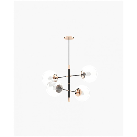 Meredith Chandelier Small, Copper Polished Stainless Steel