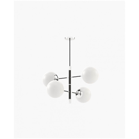 Meredith Chandelier Small, Polished Stainless Steel
