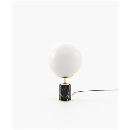 Marcel Table Lamp,  Nero Marquina Polished Marble