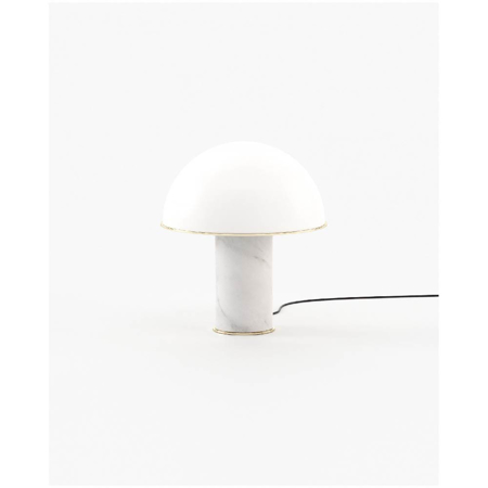 Franklin Table Lamp, Carrara Marble