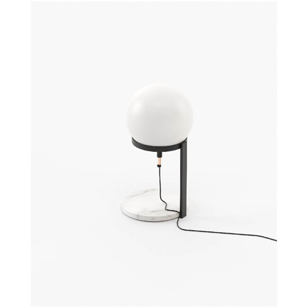 Clarke Table Lamp, Carrara Marble