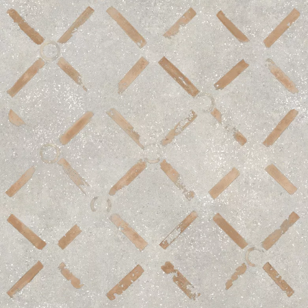 Muro Grey Decor 23.44"x23.44" Porcelain Tile
