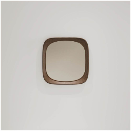 Sixty'S Mirrors Walnut 27.6" x 27.6"