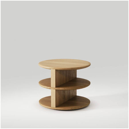 Triplex Side | Bedside Table Oak