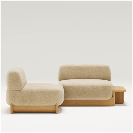 Dome Sofa Oak Corner Module