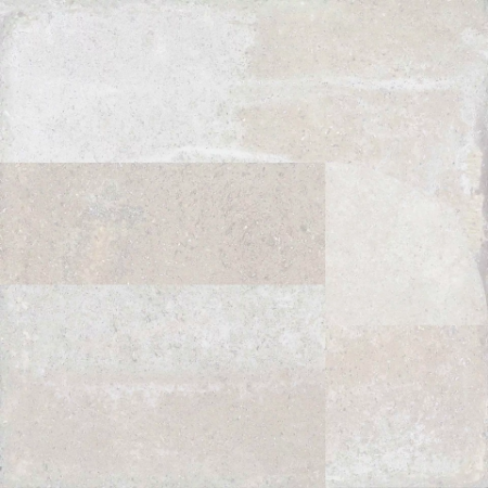 Focus White Decor 23.44"x23.44" Porcelain Tile