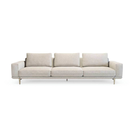 Milton MI01 Sofa 3 Seaters Feet Matt Bronze Nickel