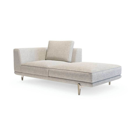 Milton MIA03 Corner Unit Middle Ottoman Right or Left Feet Matt Bronze Nickel