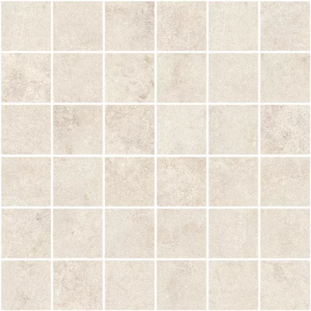Argilla White Natural Mosaic 11.71"x11.71" Porcelain Tile