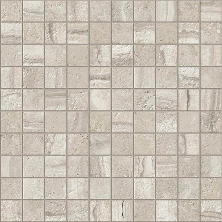 Travertine Mosaic Nativa Falda Aurum 100 Tessere 12" x 12" 3/8"