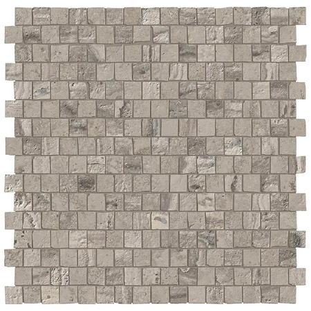 Travertine Mosaic Nativa Vena Tibur Mattoncino 12"X12" 3/8"